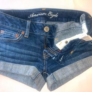 American eagle shorts size 0